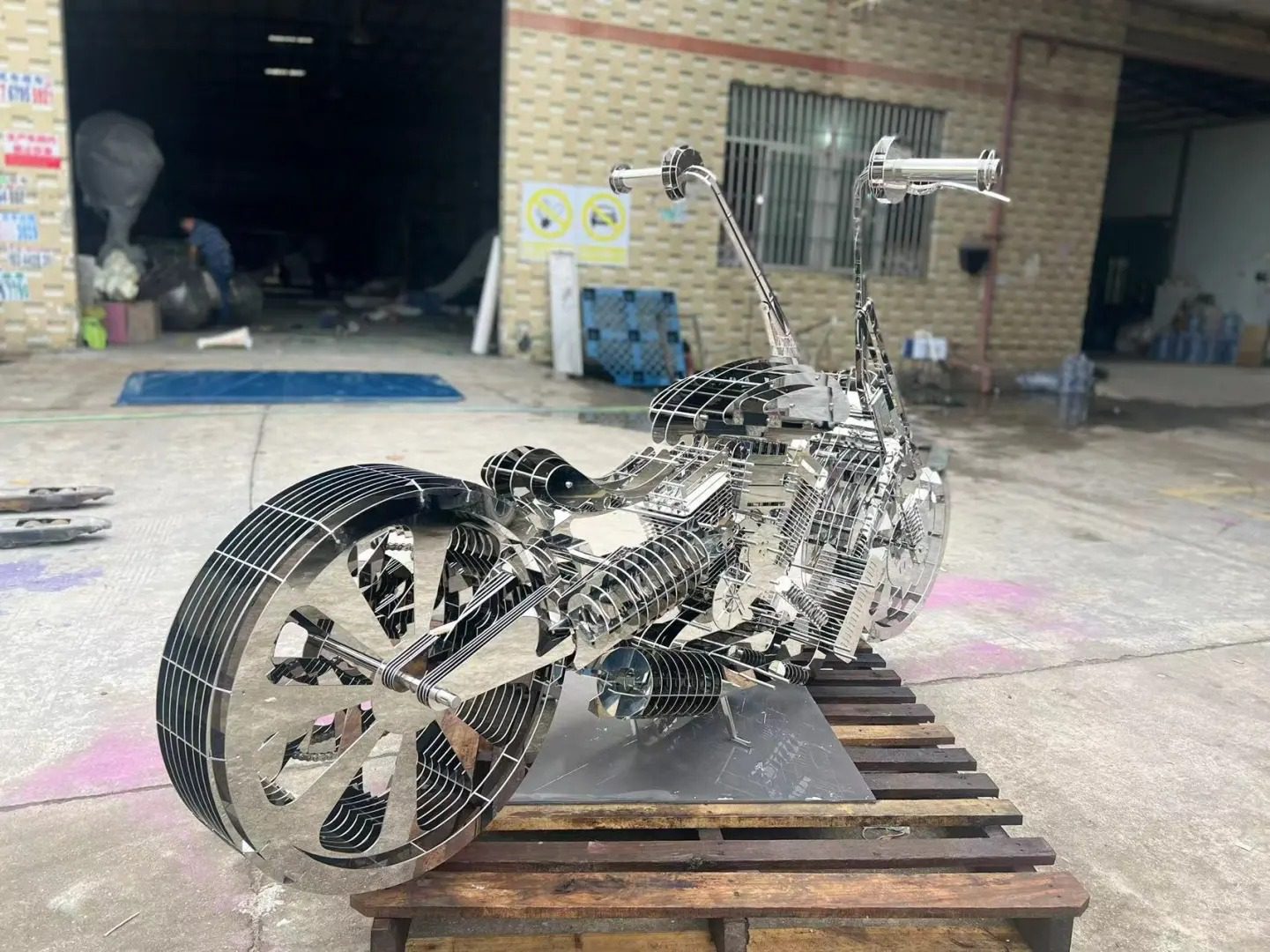 Metal Motorcycle Installations-5
