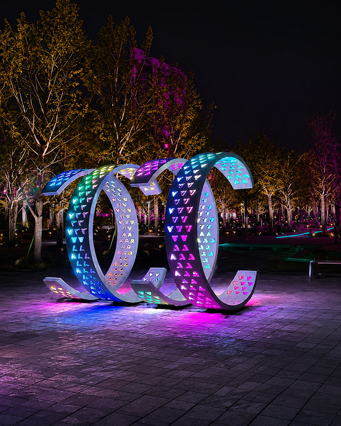 Step into the glow. Interact with the light. - Image 2
